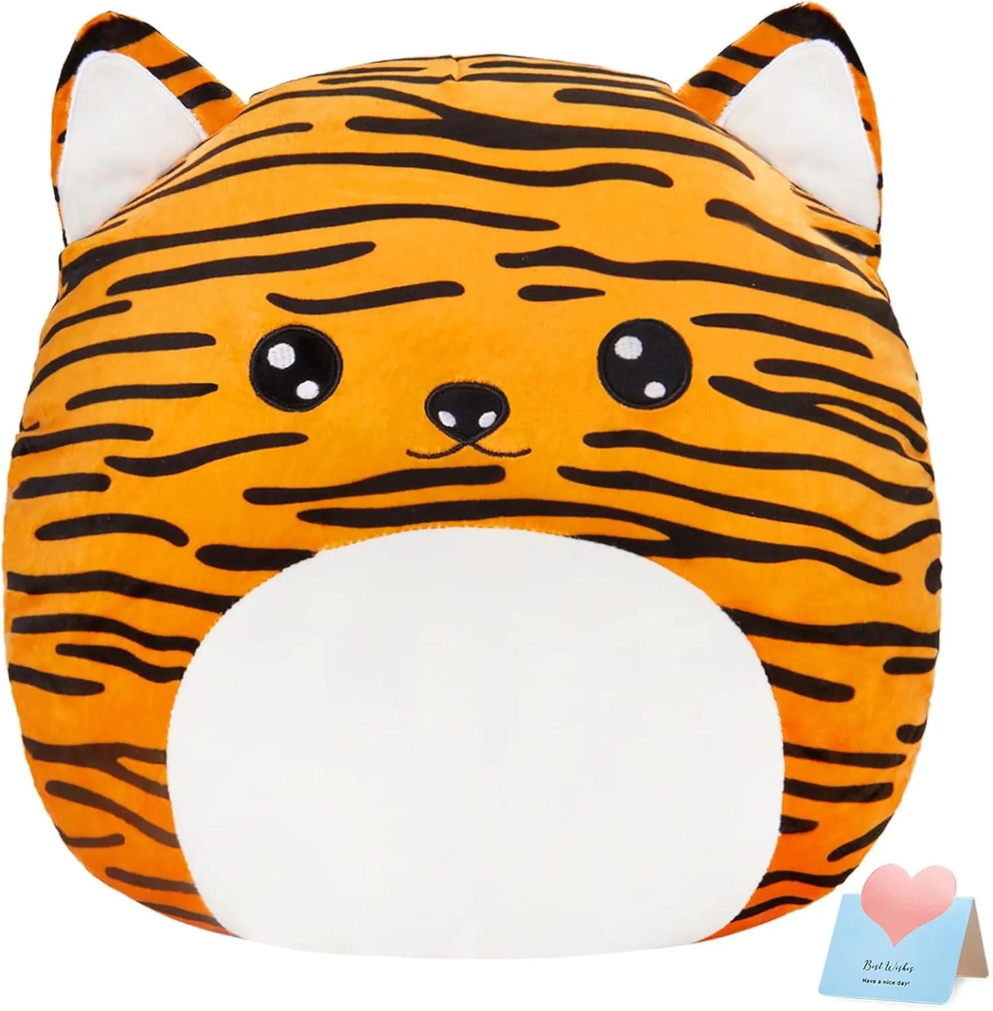 CozyWorld 15 LED Tiger Plush Pillow Tiger Stuffed Animal Plushie